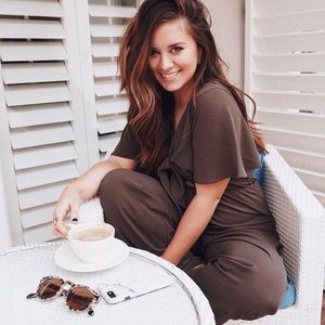 Forest Green JUMPSUIT, casual and comfortable!